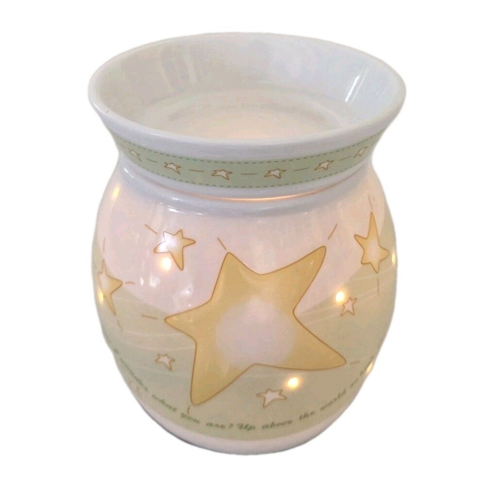 Retired Scentsy Twinkle Twinkle Little Star Wax Warmer Nursey Baby Gift Tested